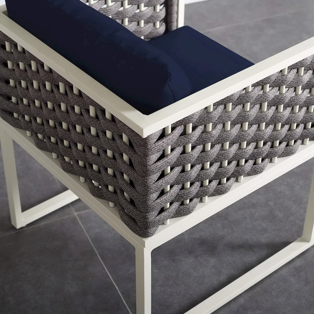 Stance Outdoor Patio Aluminum Dining Armchair. Picture 6
