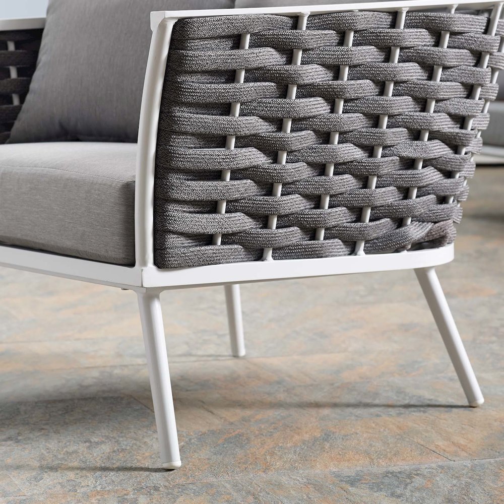 Stance Outdoor Patio Aluminum Armchair. Picture 6