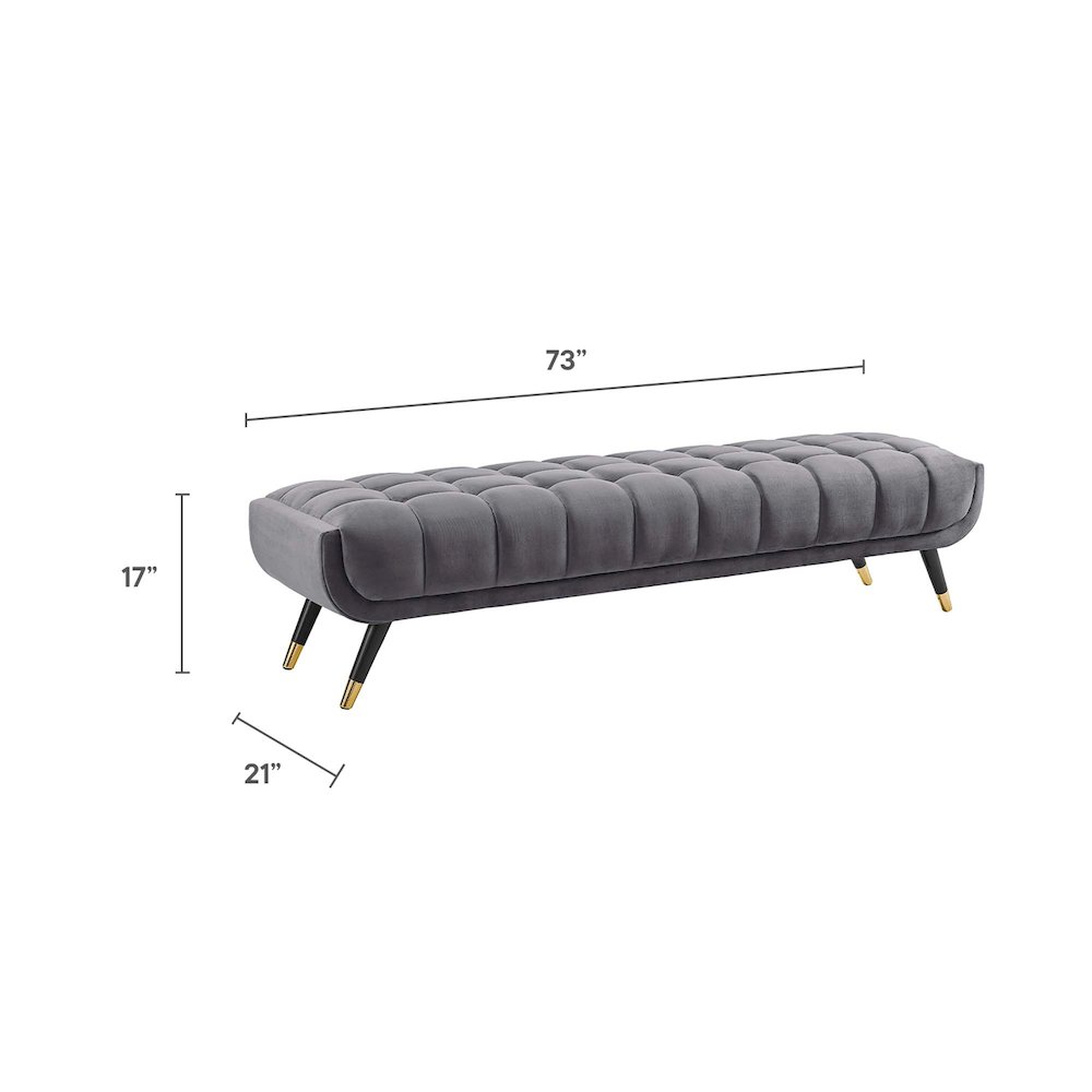 Adept Performance Velvet Bench. Picture 2