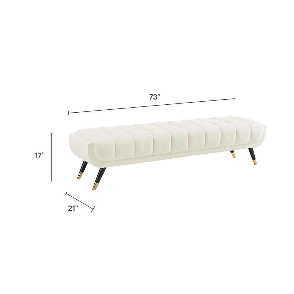 Adept Performance Velvet Bench. Picture 3