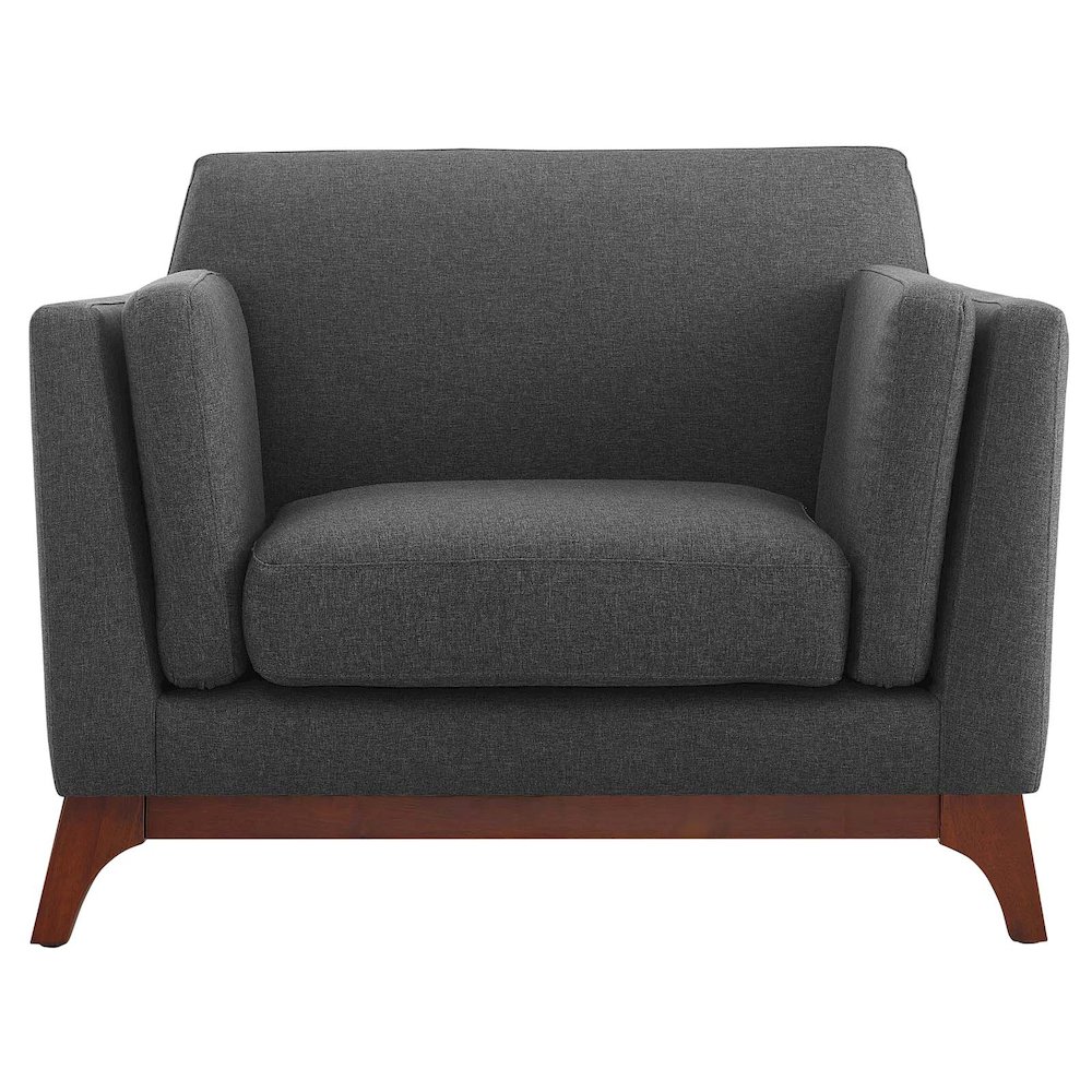Chance Upholstered Fabric Armchair. Picture 4