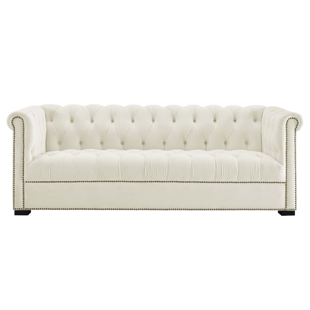 Heritage Performance Velvet Sofa. Picture 3