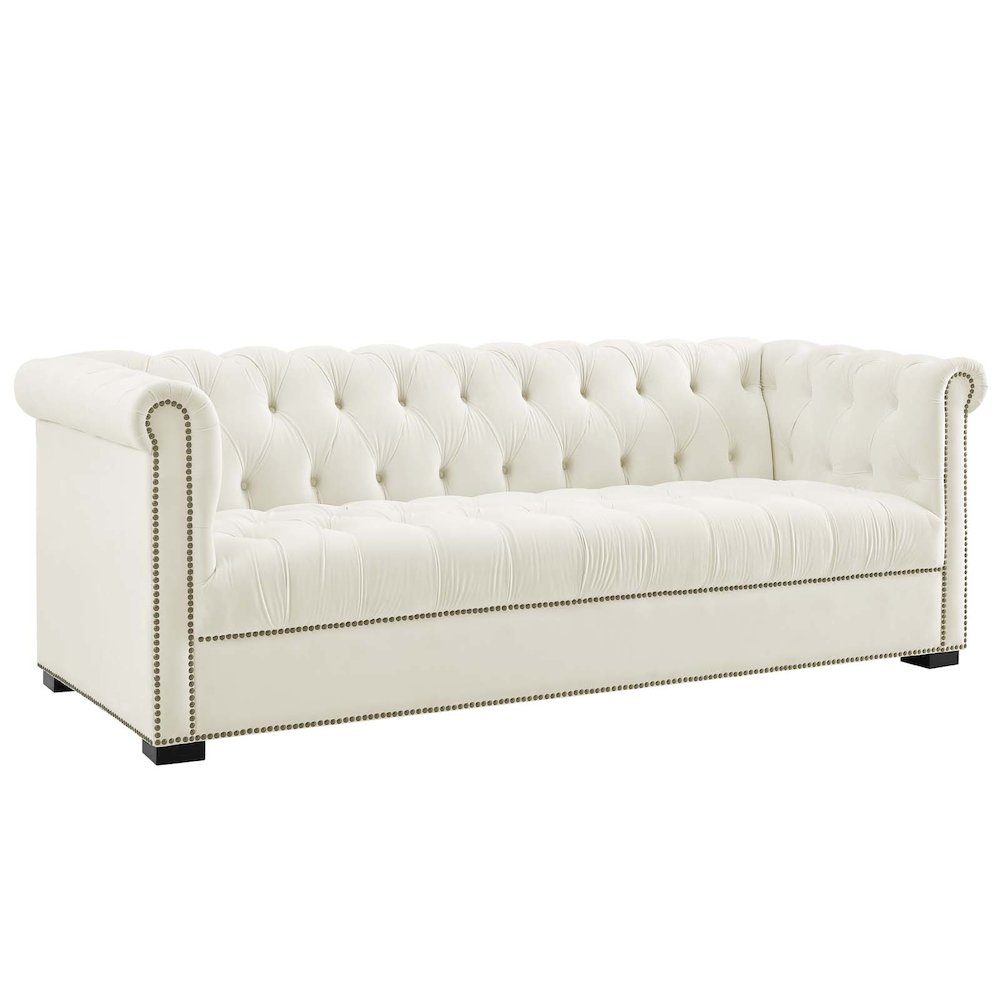 Heritage Performance Velvet Sofa. Picture 1