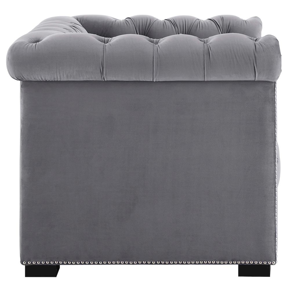 Heritage Performance Velvet Armchair. Picture 2