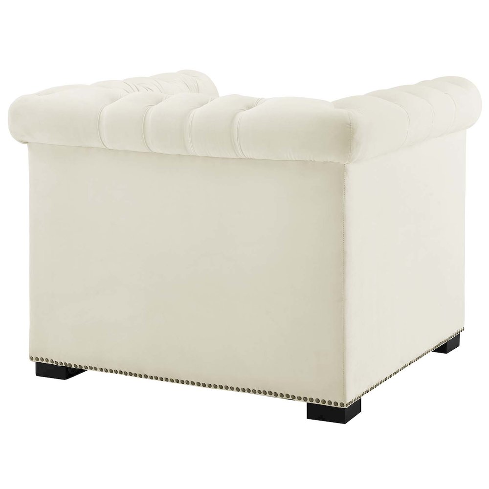 Heritage Performance Velvet Armchair. Picture 3