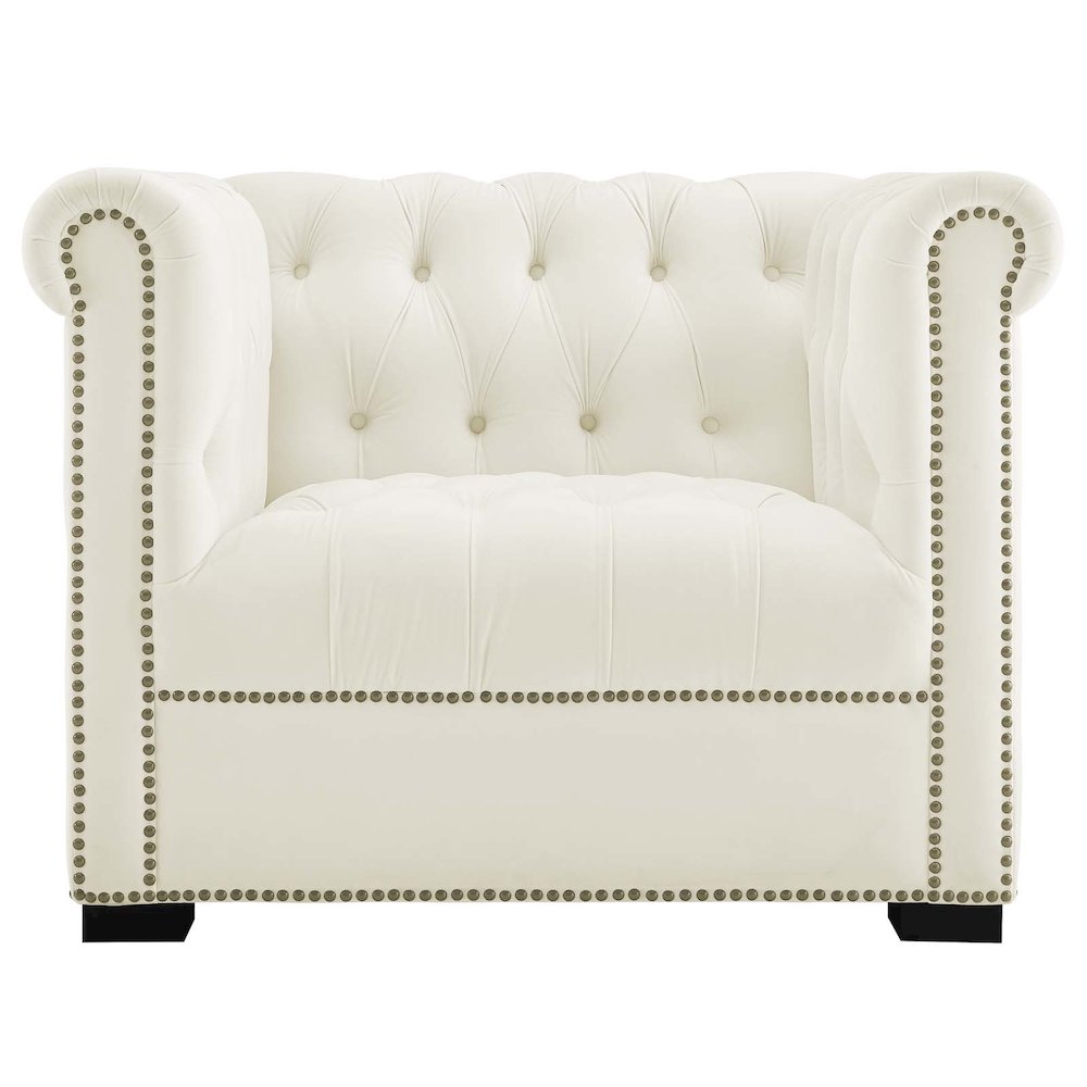 Heritage Performance Velvet Armchair. Picture 4