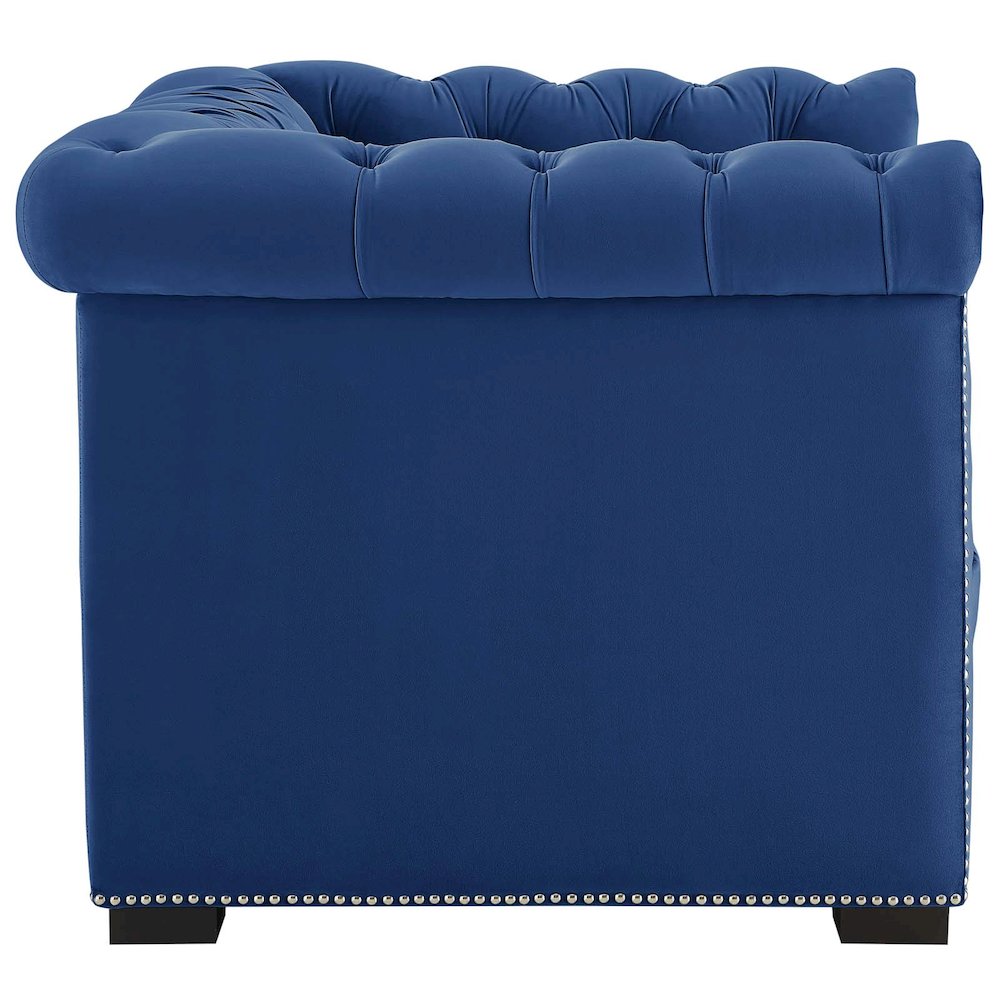 Heritage Performance Velvet Armchair. Picture 2