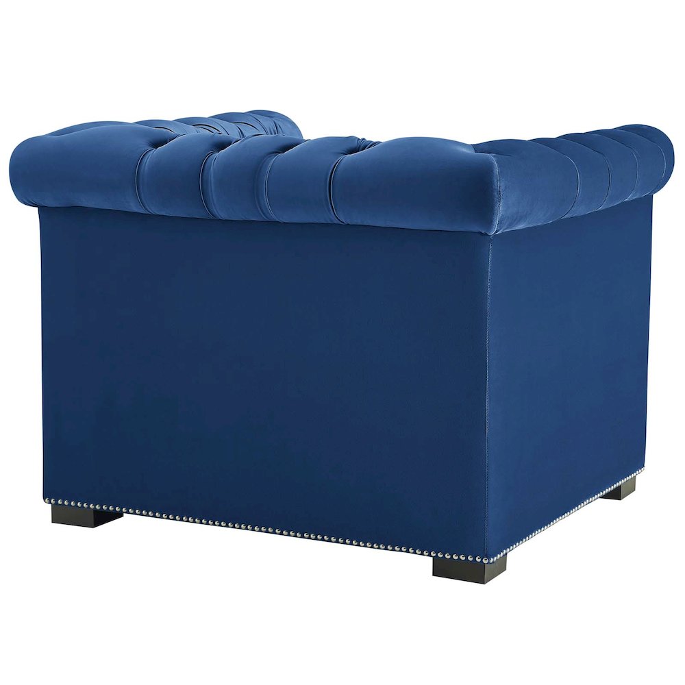 Heritage Performance Velvet Armchair. Picture 3