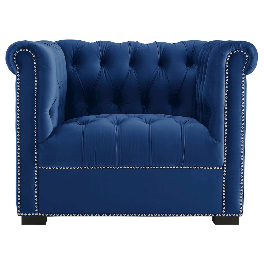 Heritage Performance Velvet Armchair. Picture 4