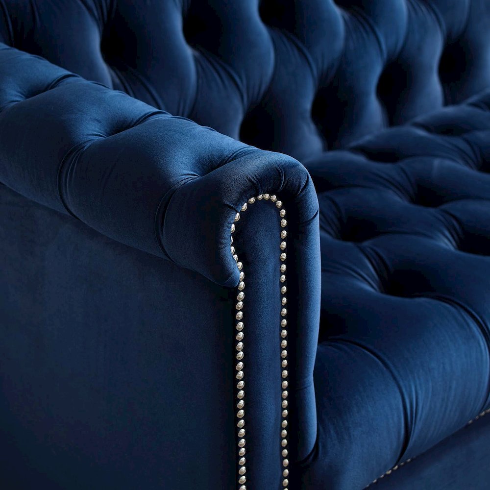 Heritage Performance Velvet Armchair. Picture 6