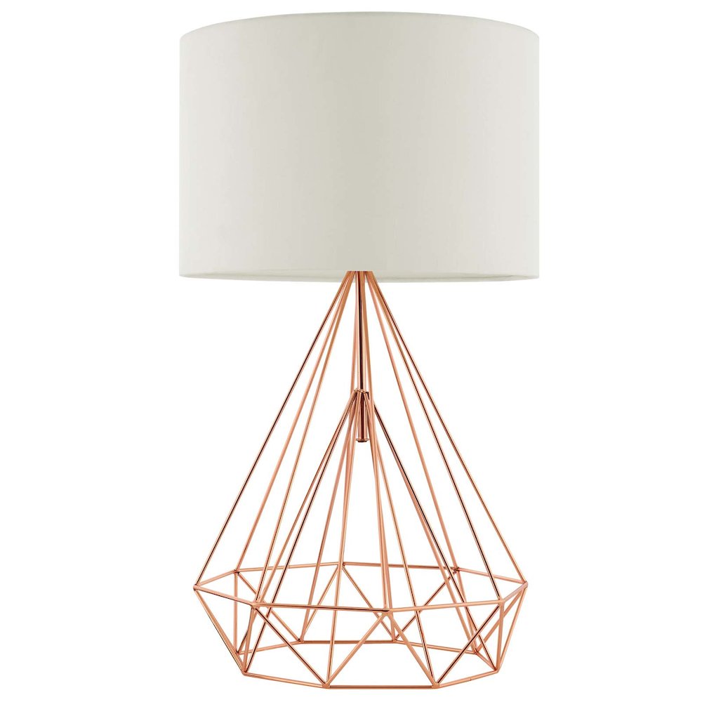 Precious Rose Gold Table Lamp. Picture 1