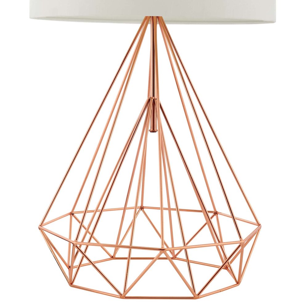Precious Rose Gold Table Lamp. Picture 3