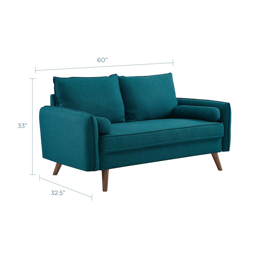 Revive Upholstered Fabric Loveseat. Picture 2