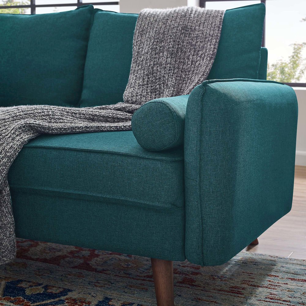Revive Upholstered Fabric Loveseat. Picture 6