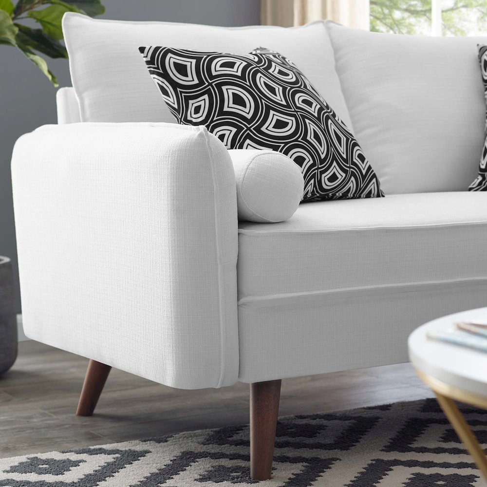 Revive Upholstered Fabric Loveseat. Picture 6