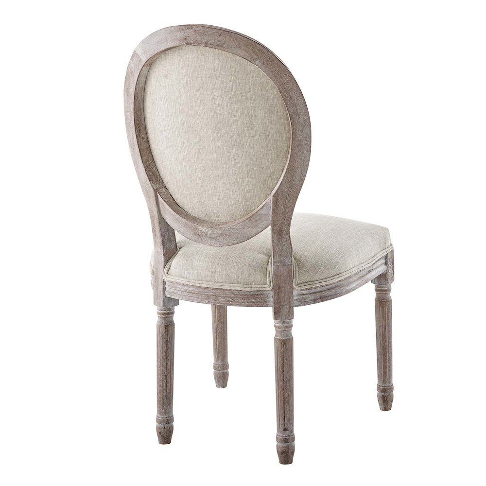 Arise Vintage French Upholstered Fabric Dining Side Chair Set of 2. Picture 4