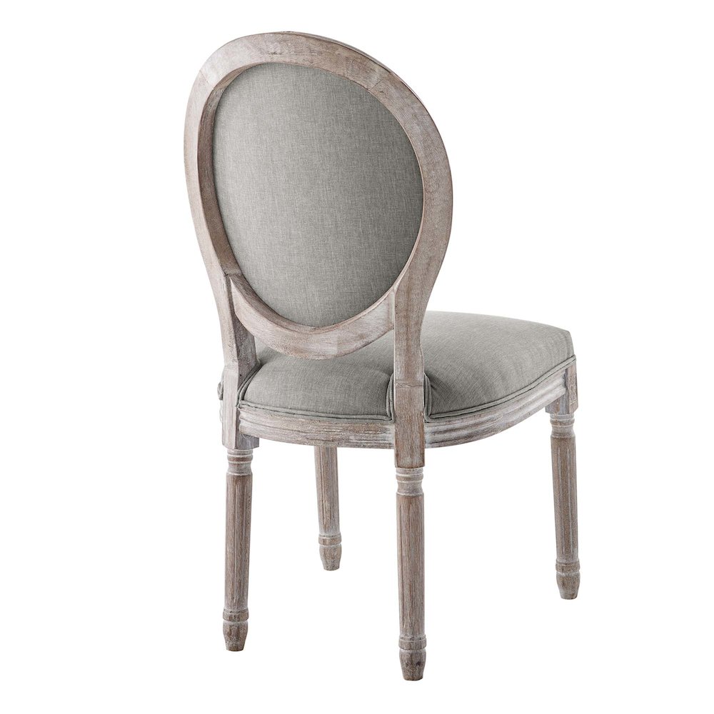 Arise Vintage French Upholstered Fabric Dining Side Chair Set of 2. Picture 4