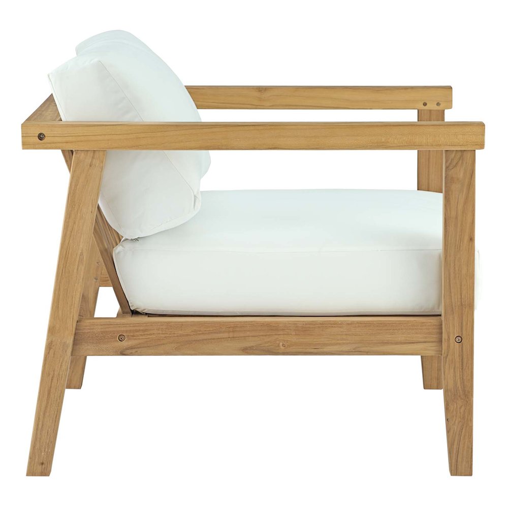 Bayport 3 Piece Outdoor Patio Teak Set. Picture 3