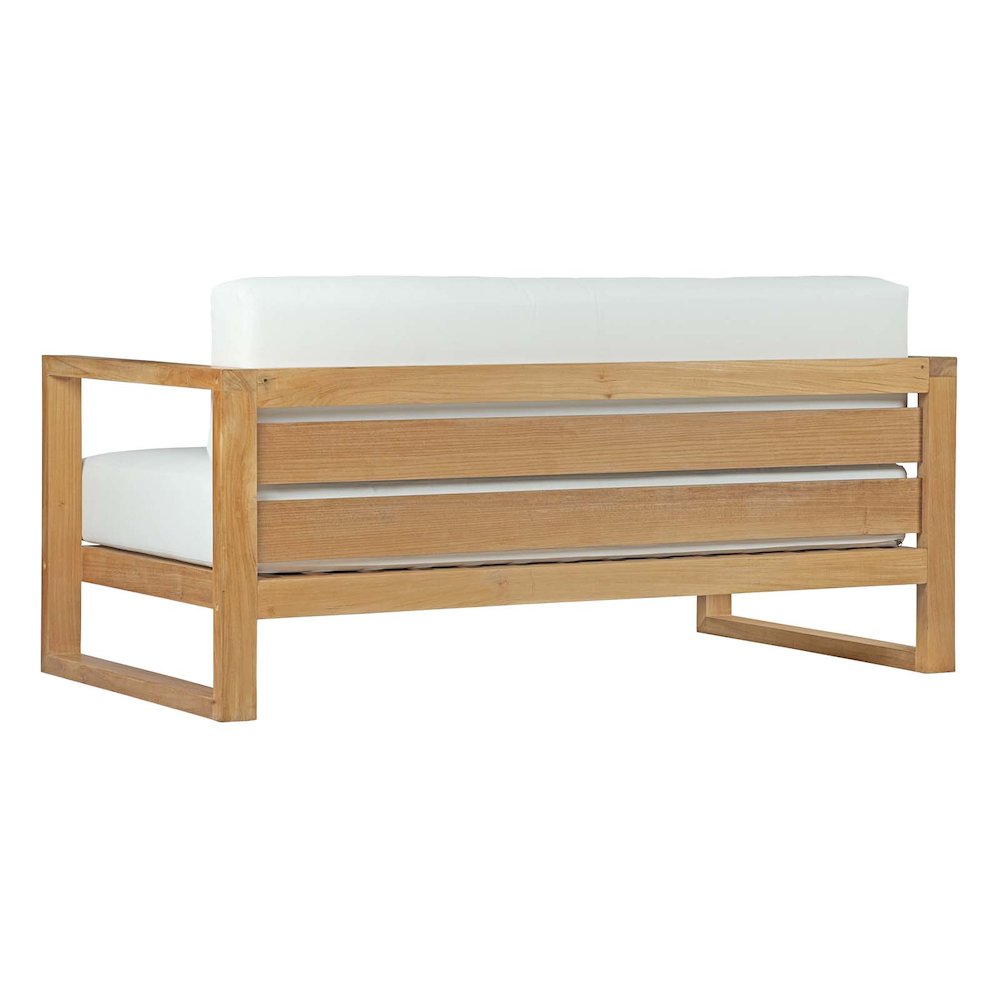 Upland 4 Piece Outdoor Patio Teak Set. Picture 5
