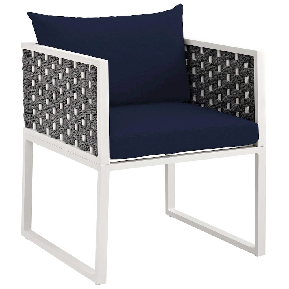 Stance 7 Piece Outdoor Patio Aluminum Dining Set. Picture 4