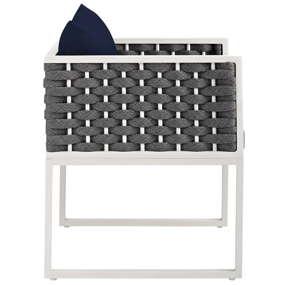 Stance 9 Piece Outdoor Patio Aluminum Dining Set. Picture 5