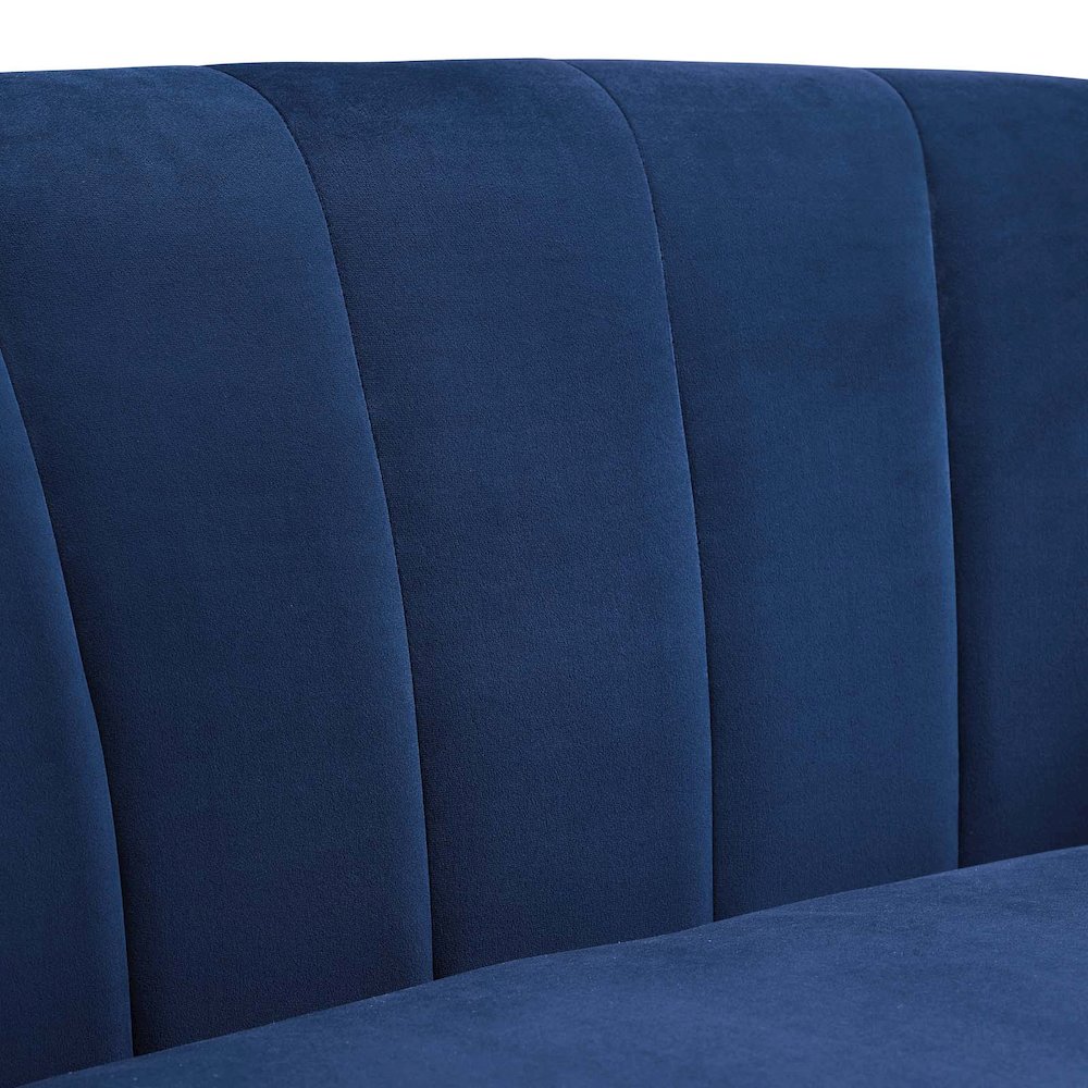 Prospect Channel Tufted Performance Velvet Armchair. Picture 5