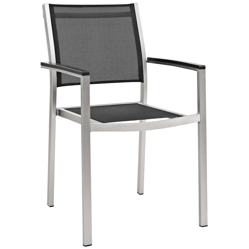 Shore 9 Piece Outdoor Patio Aluminum Dining Set. Picture 2