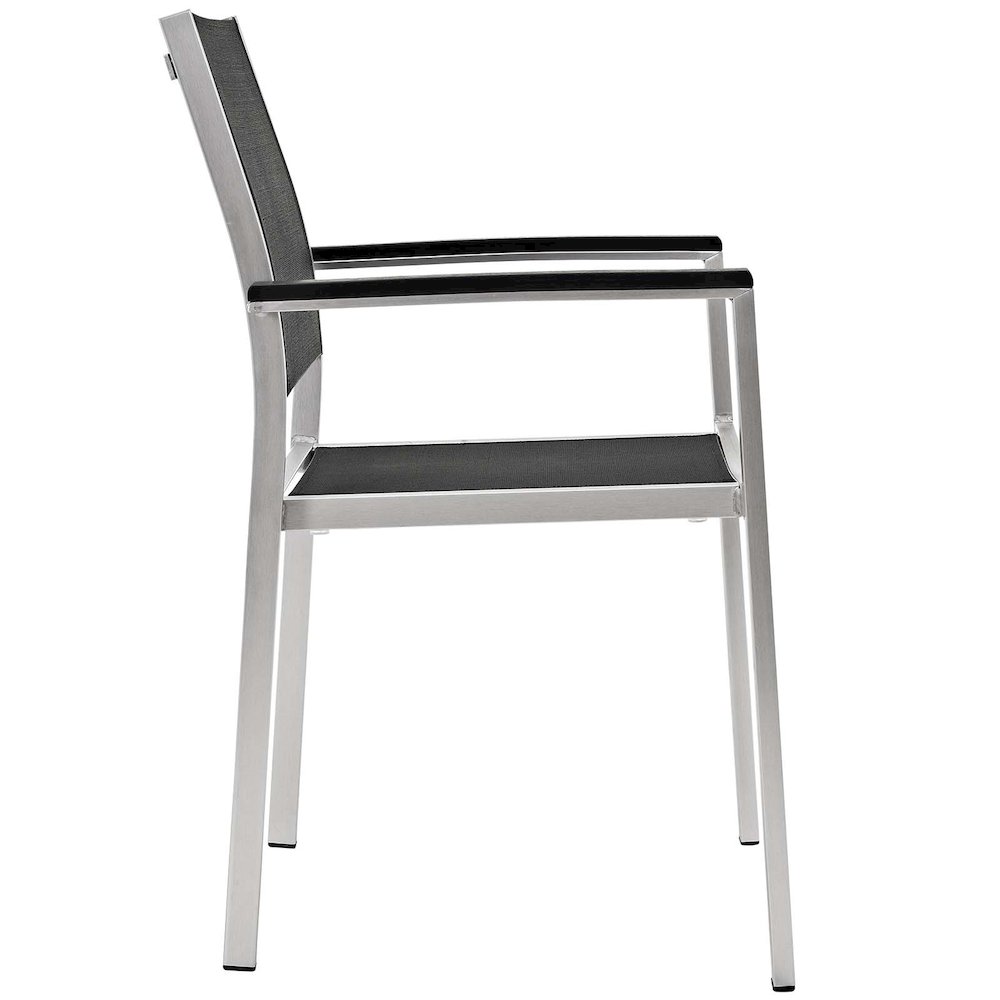 Shore 9 Piece Outdoor Patio Aluminum Dining Set. Picture 3