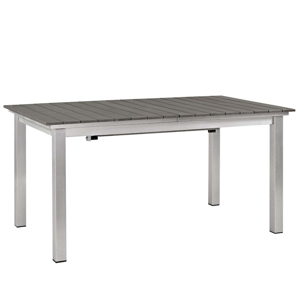 Shore 9 Piece Outdoor Patio Aluminum Dining Set. Picture 7