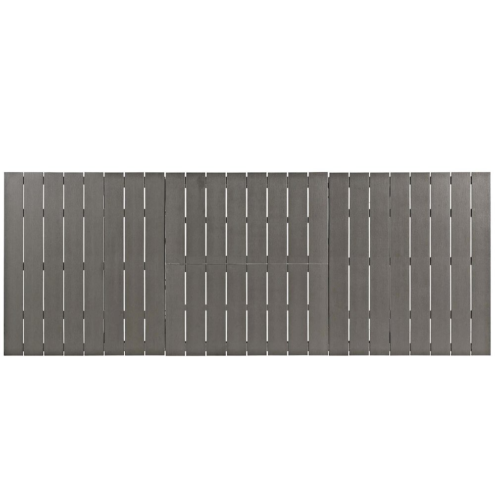 Shore 9 Piece Outdoor Patio Aluminum Dining Set. Picture 8