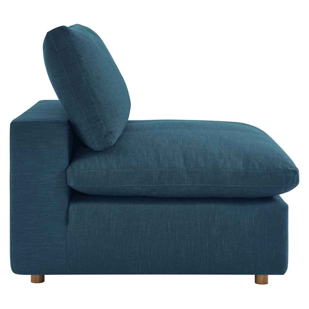 Commix Down Filled Overstuffed Armless Chair. Picture 4