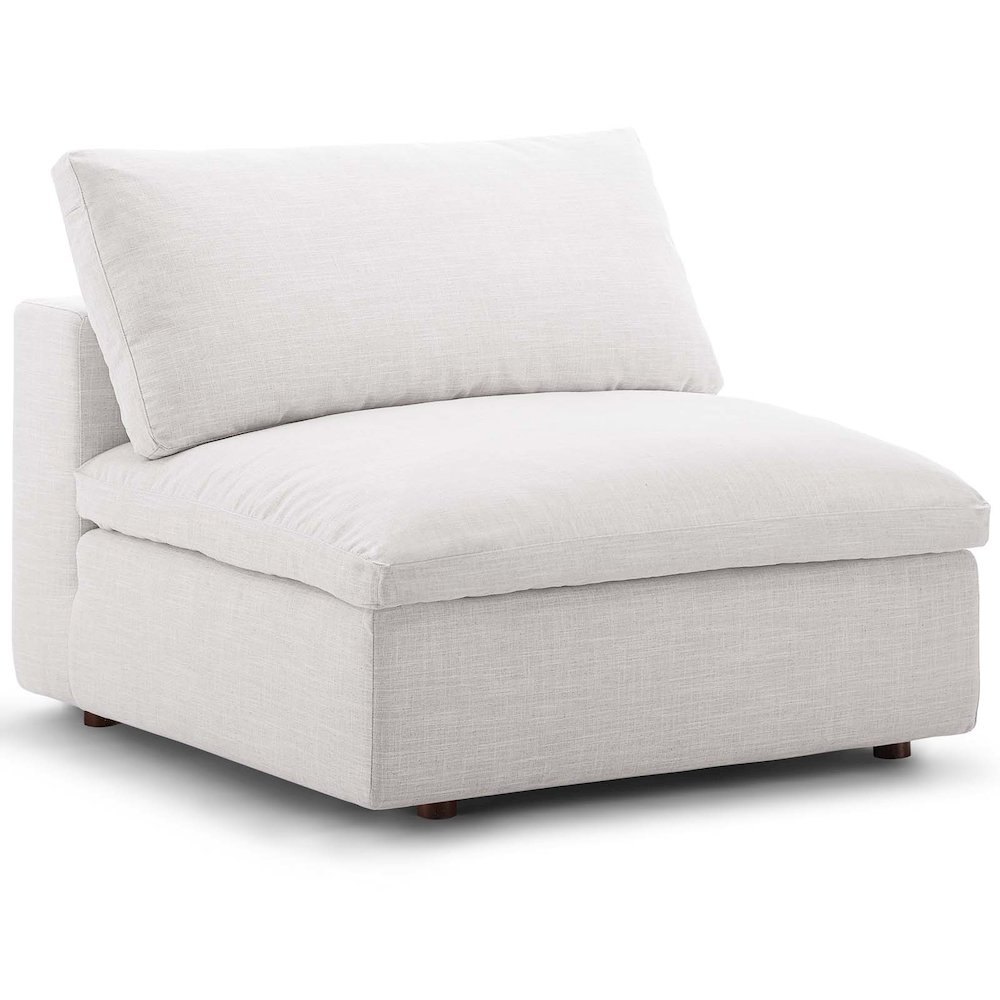 Commix Down Filled Overstuffed Armless Chair. Picture 1