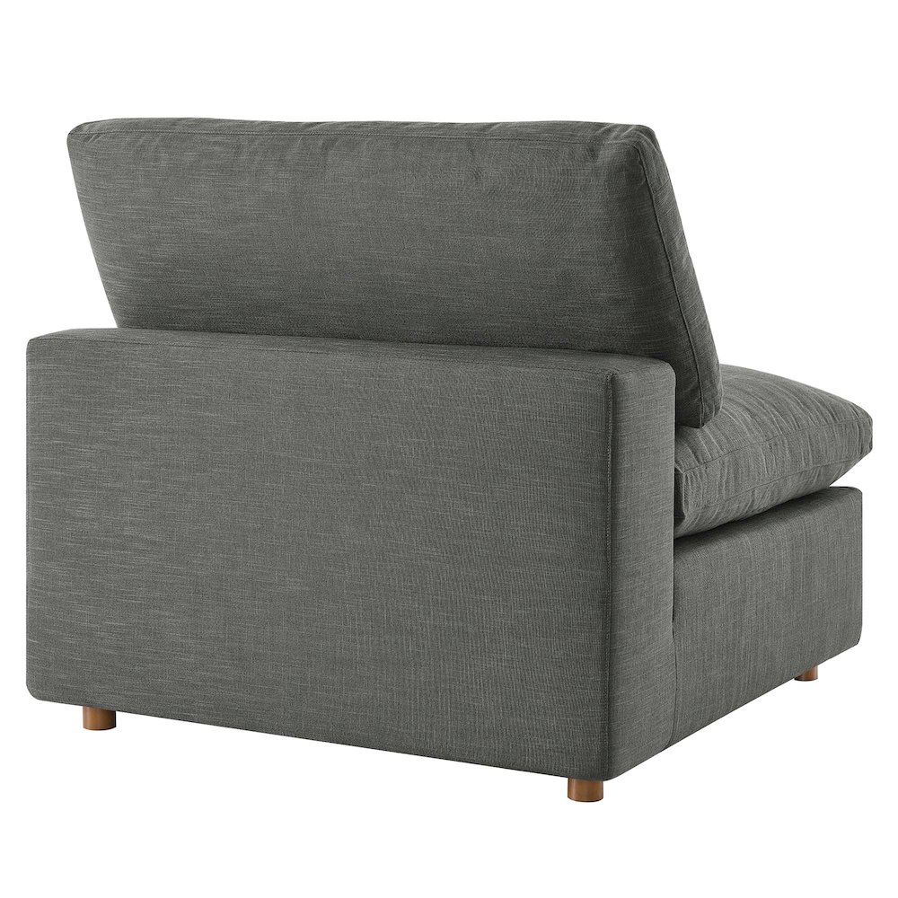 Commix Down Filled Overstuffed Armless Chair. Picture 3