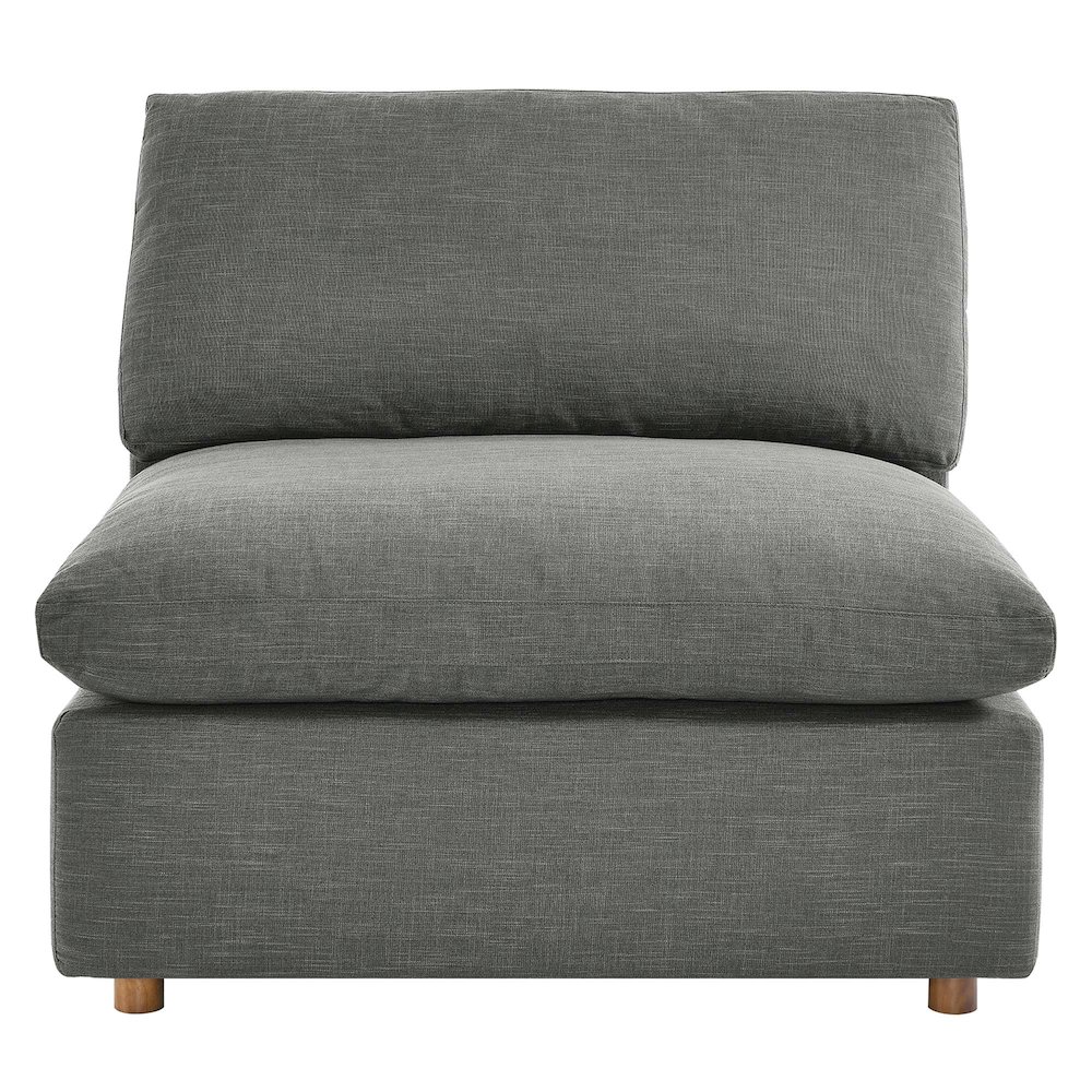 Commix Down Filled Overstuffed Armless Chair. Picture 5