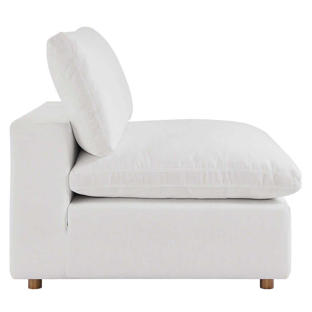 Commix Down Filled Overstuffed Armless Chair. Picture 4