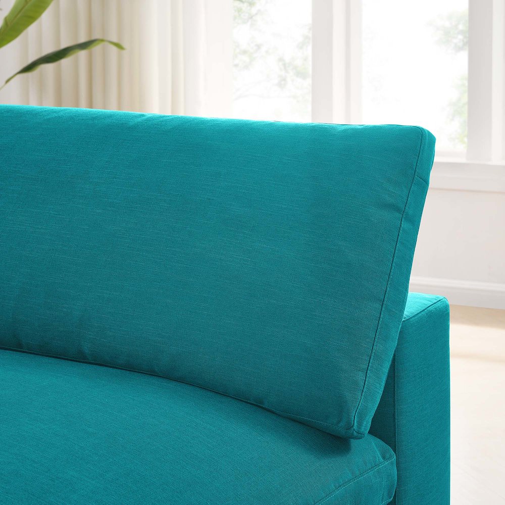 Commix Down Filled Overstuffed Armless Chair. Picture 8