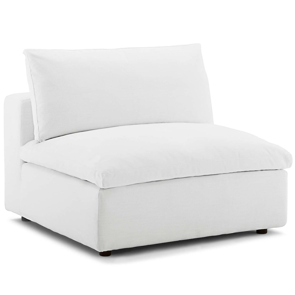 Commix Down Filled Overstuffed Armless Chair. Picture 1
