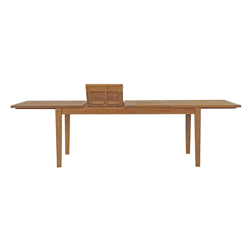 Marina 7 Piece Outdoor Patio Teak Dining Set. Picture 7
