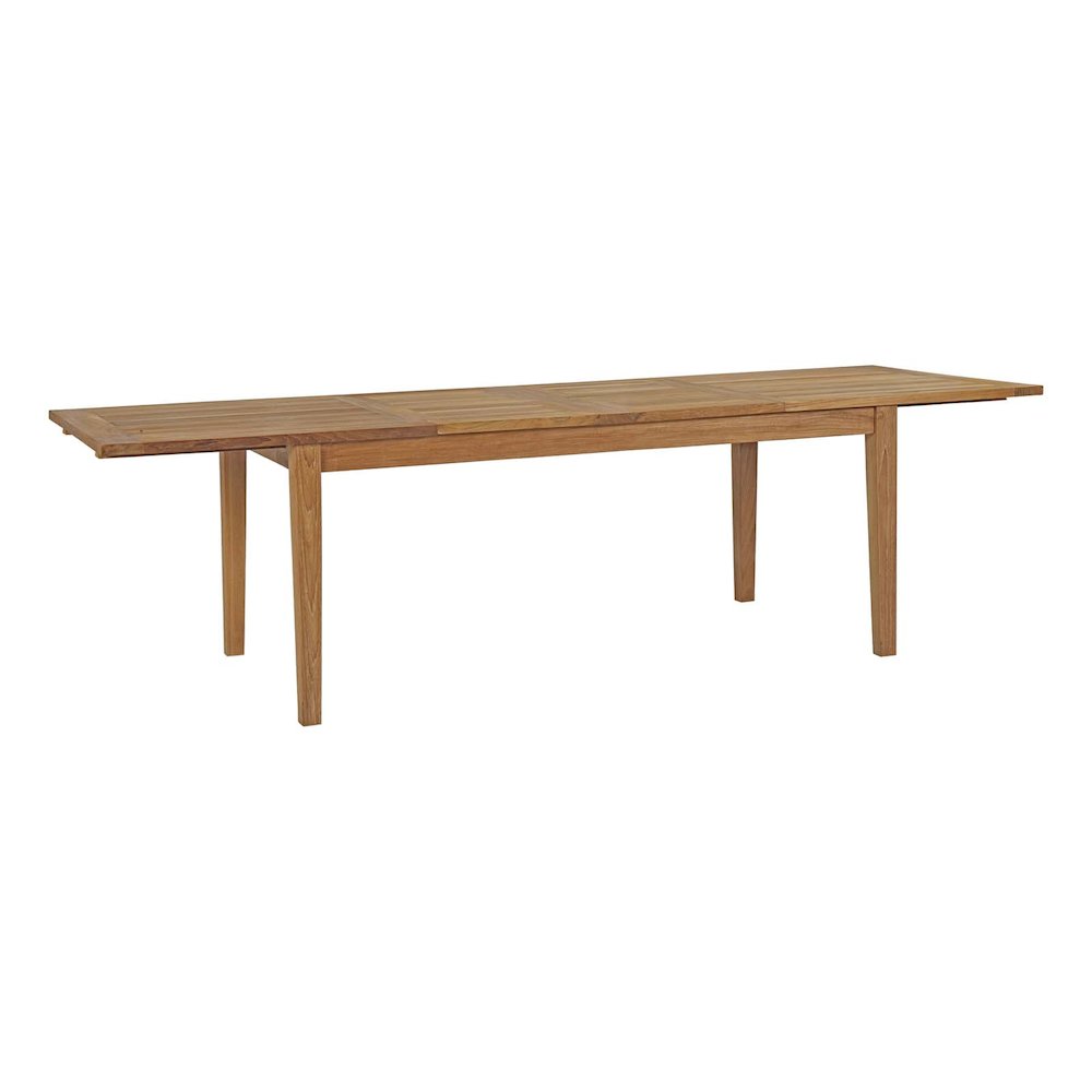 Marina 11 Piece Outdoor Patio Teak Dining Set. Picture 6