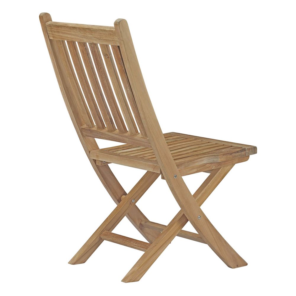 Marina 11 Piece Outdoor Patio Teak Dining Set. Picture 4