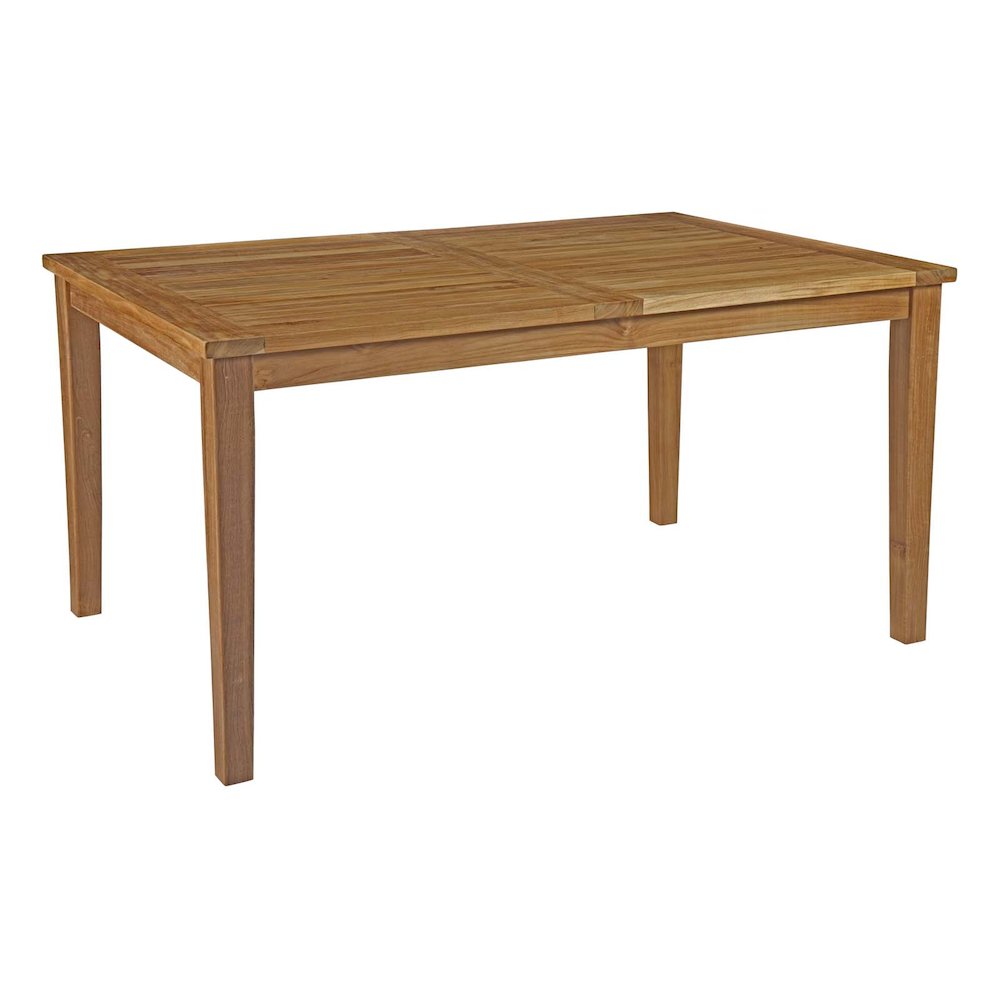 Marina 7 Piece Outdoor Patio Teak Dining Set. Picture 5