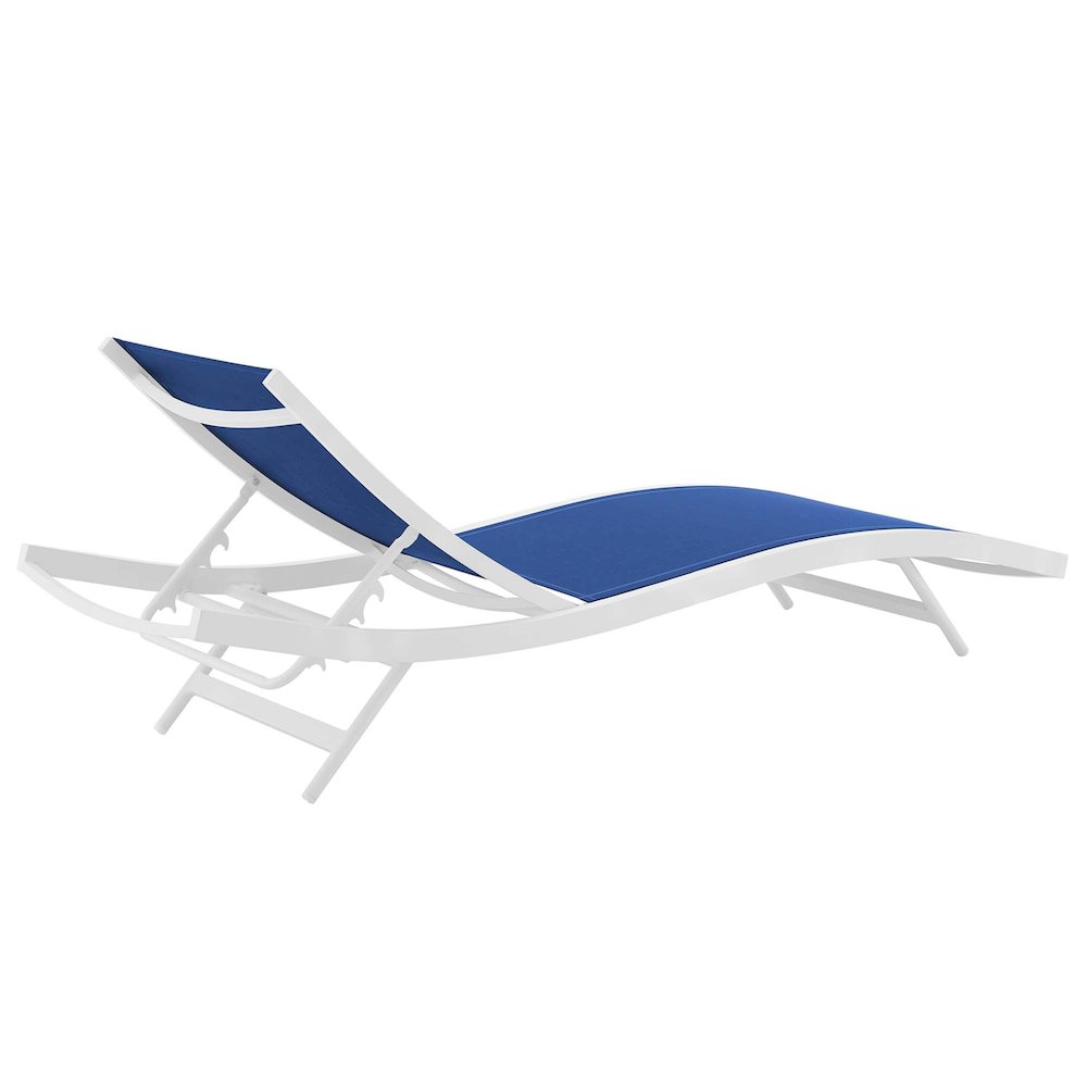 Glimpse Outdoor Patio Mesh Chaise Lounge Chair. Picture 4