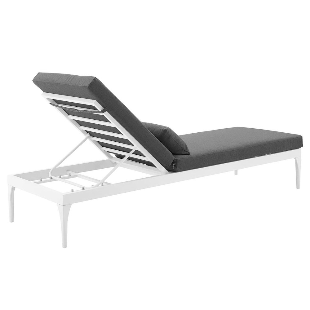 Perspective Cushion Outdoor Patio Chaise Lounge Chair. Picture 5