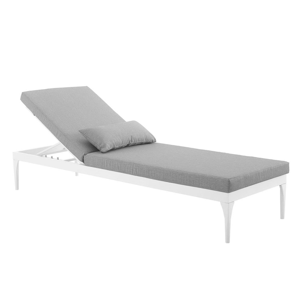 Perspective Cushion Outdoor Patio Chaise Lounge Chair. Picture 5