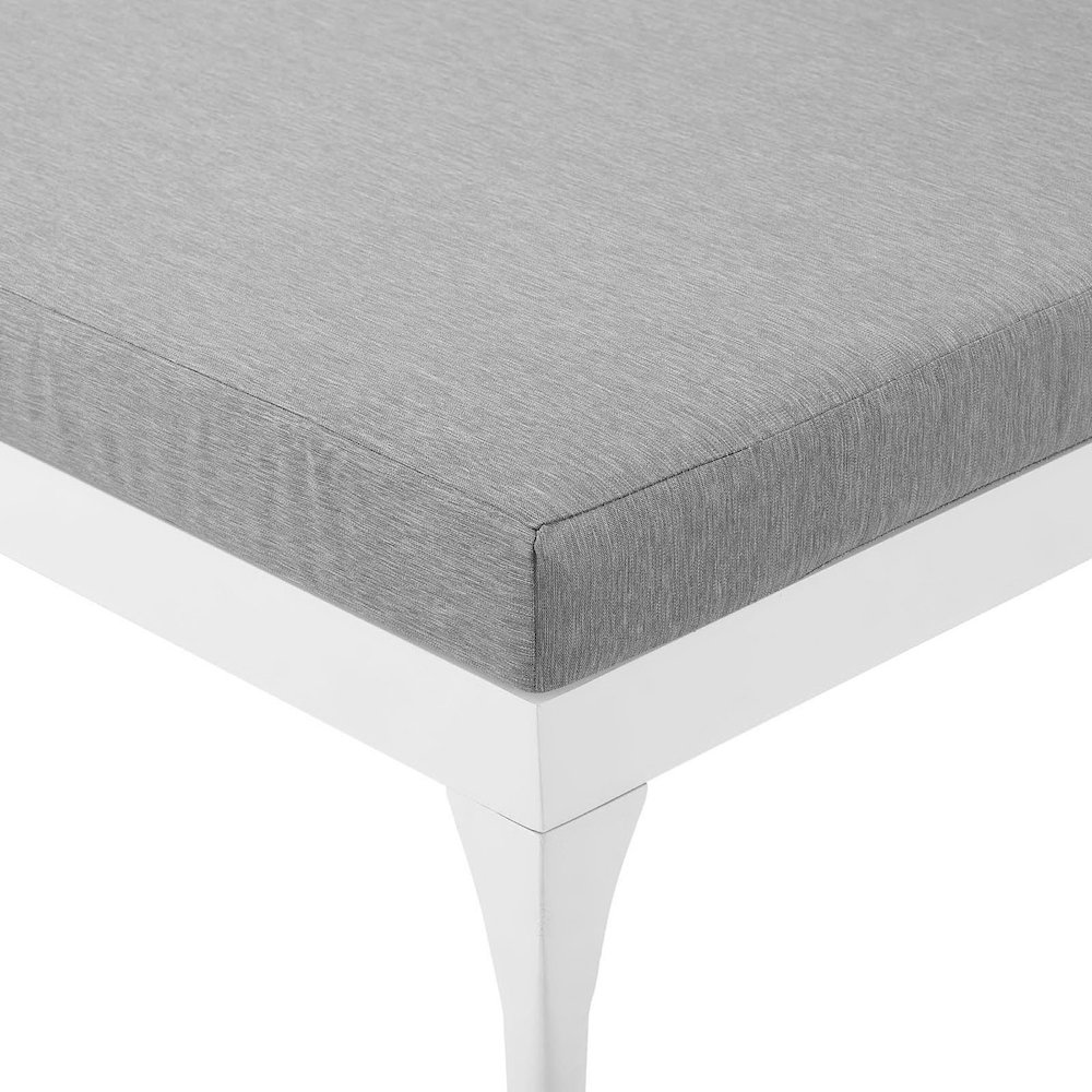 Perspective Cushion Outdoor Patio Chaise Lounge Chair. Picture 6