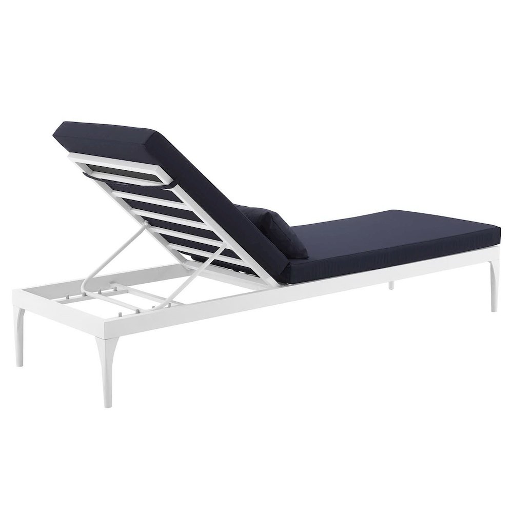 Perspective Cushion Outdoor Patio Chaise Lounge Chair. Picture 5