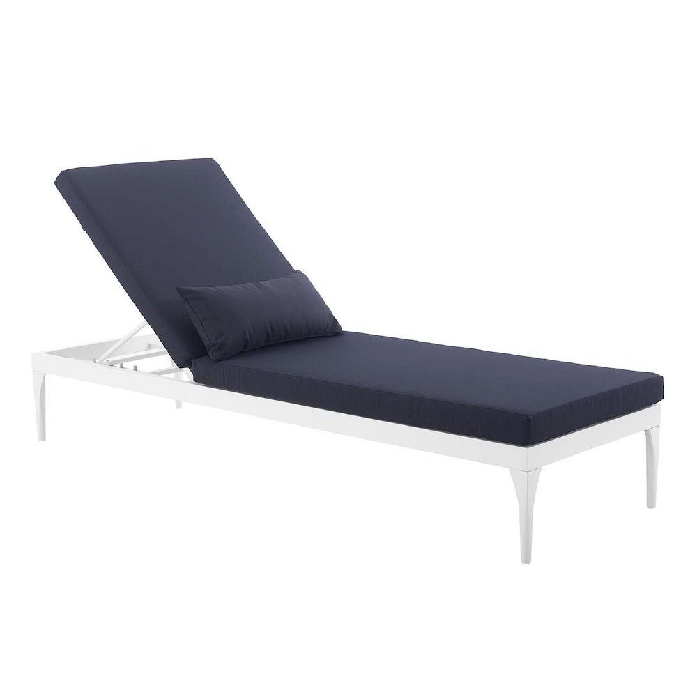 Perspective Cushion Outdoor Patio Chaise Lounge Chair. Picture 2
