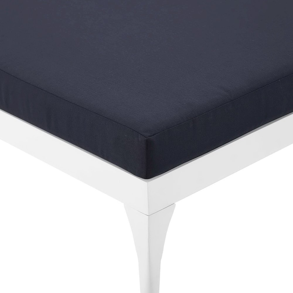 Perspective Cushion Outdoor Patio Chaise Lounge Chair. Picture 6