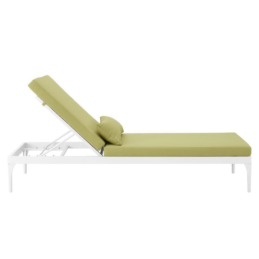 Perspective Cushion Outdoor Patio Chaise Lounge Chair. Picture 4