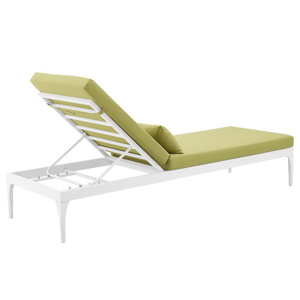 Perspective Cushion Outdoor Patio Chaise Lounge Chair. Picture 5